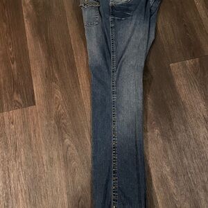 Blue Straight Leg Jeans for Effortless Style